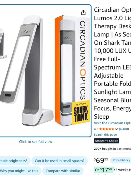 Circadian Optics Other - Circadian Optics Lumos 2.0 Desk Lamp